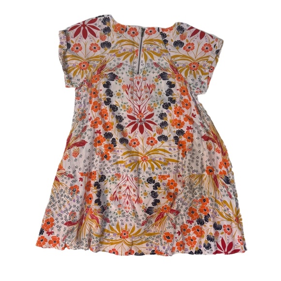 Free People Strawberry Fields Soft Flowy Bohemian Colorful Floral Dress Size XS - Picture 3 of 6